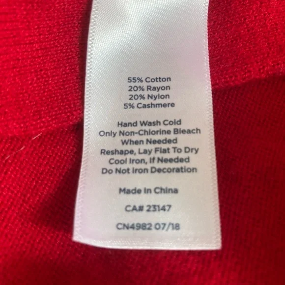 NWOT Talbots ruffle neck sweater - Picture 8 of 8